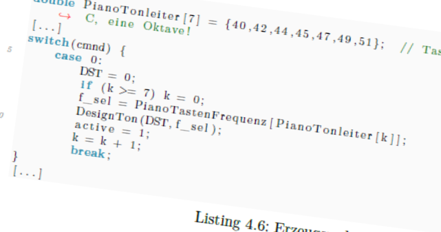 DSP Tonleiter